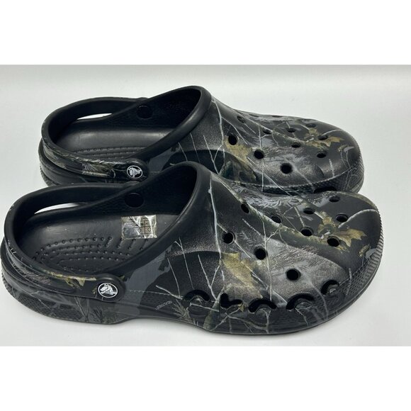 CROCS Camo Realtree Clogs Mens Size 12 Camouflage Slip On Hunting Outdoor - Picture 2 of 7